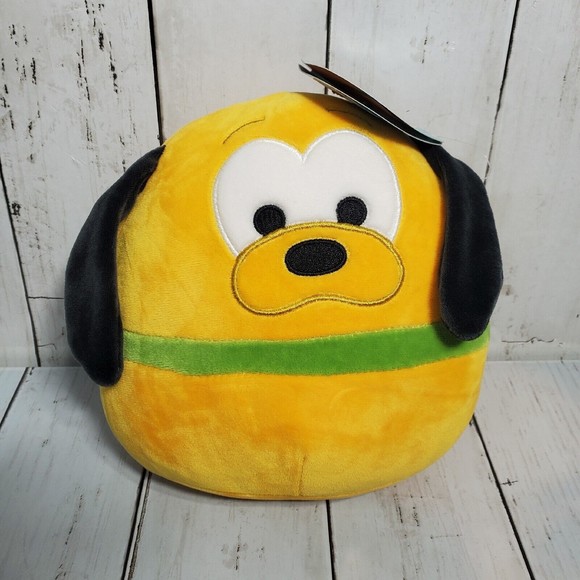 Squishmallows 6" - 7" Disney Pluto Dog Plush Kellytoy 2021 NEW - Picture 1 of 13